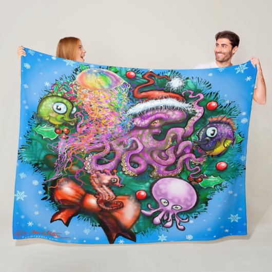 Christmas Fleece Blanket (Beispiel)