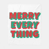 Christmas Fleece Blanket (Vorderseite)