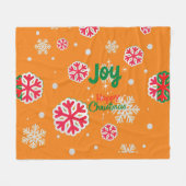 Christmas Fleece Blanket (Vorderseite (Horizontal))