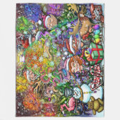 Christmas Fleece Blanket (Vorderseite)