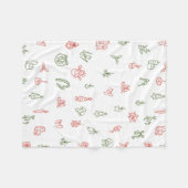 Christmas Fleece Blanket – Cozy Holiday Throw (Vorderseite (Horizontal))