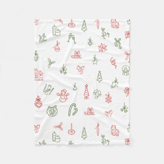 Christmas Fleece Blanket – Cozy Holiday Throw (Vorderseite)