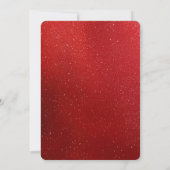 Christmas Floral Candy Canes Holiday Party Einladung (Rückseite)