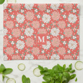 Christmas Floral Poinsettia Holly Custom Geschirrtuch (Gefaltet)