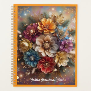 "Christmas Floral Sparkle" Planer