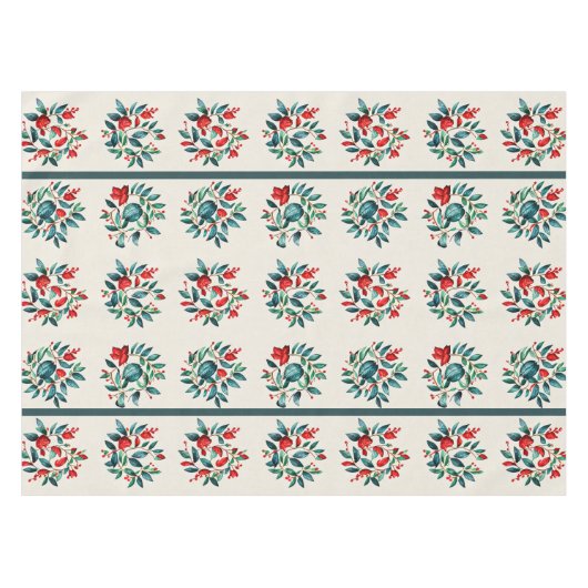Christmas Florals Tablecloth Tischdecke (Vorderseite (Horizontal))