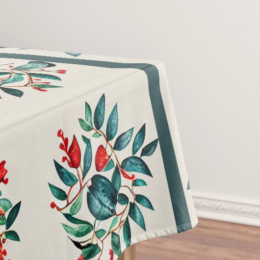 Christmas Florals Tablecloth Tischdecke (Beispiel)