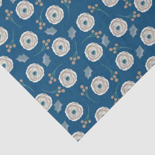 Christmas Flower gift wrap Seidenpapier (Detail)