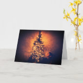 CHRISTMAS FOLGKARTE KARTE (Gelbe Blume)