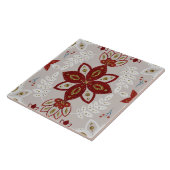 Christmas Folk Nordic Art Fliese (Seite)