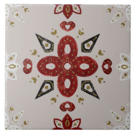 Christmas Folk Nordic Art Fliese