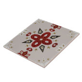 Christmas Folk Nordic Art Fliese (Seite)