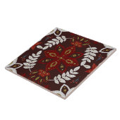 Christmas Folk Nordic Art Fliese (Seite)