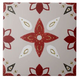 Christmas Folk Nordic Art Fliese