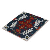 Christmas Folk Nordic Art Fliese (Seite)