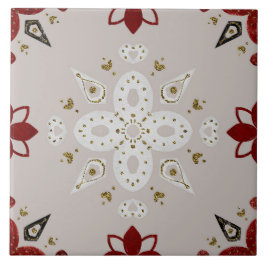 Christmas Folk Nordic Art Fliese