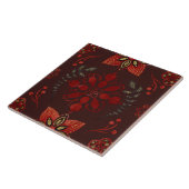 Christmas Folk Nordic Art Fliese (Seite)