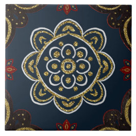 Christmas Folk Nordic Art Fliese