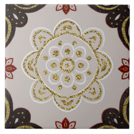 Christmas Folk Nordic Art Fliese