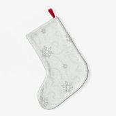 Christmas Folk Whimsey 3D Letters PERSONALISIERT Kleiner Weihnachtsstrumpf (Rückseite (Hängend))