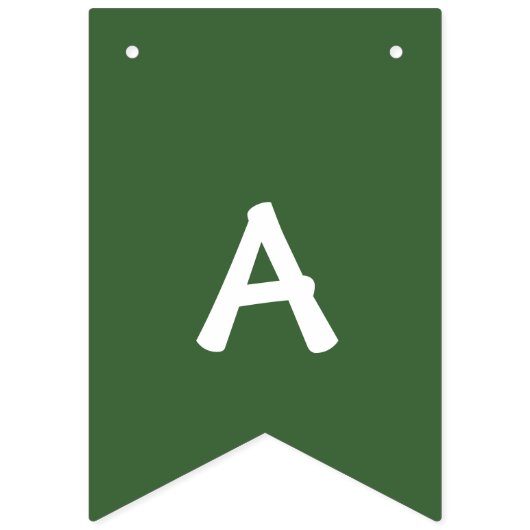 Christmas Folk Whimsey Wimpelkette (Dritte Fahne)