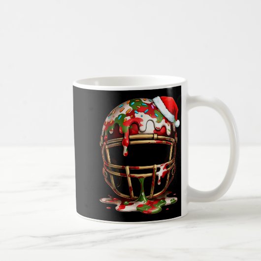 Christmas Football Drip Boys Ice Cream Drip Camo S Kaffeetasse (Rechts)