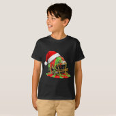 Christmas Football Drip Boys Ice Cream Drip Camo S T-Shirt (Vorne ganz)