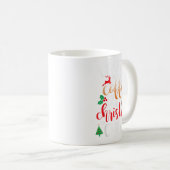 Christmas For Men I Run On Coffee And Christmas Ch Kaffeetasse (VorderseiteRechts)