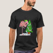 Christmas for men women kids ELF Flamingo T-Shirt (Vorderseite)