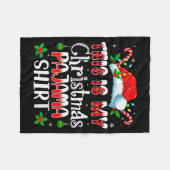 Christmas For Men Women This Is My Christmas Pajam Fleecedecke (Vorderseite (Horizontal))