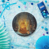 Christmas Forest . Pappteller (Party)