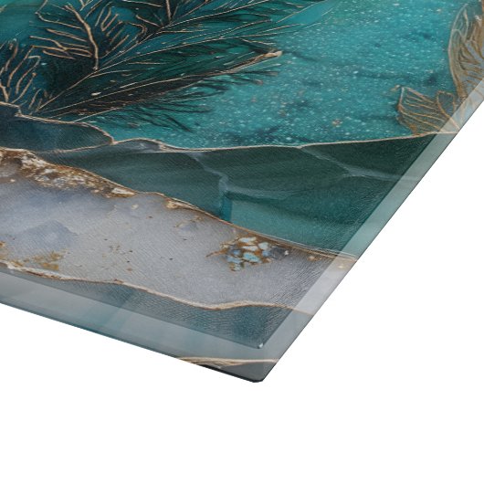 Christmas Forest Schneidebrett (Ecke)