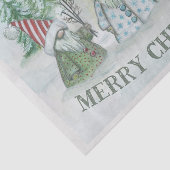 Christmas Forested Gnomes Seidenpapier (Ausschnitt)