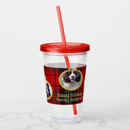 Christmas Foto Baubles Mersing Sessing Hope Acryltrinkbecher (Links)