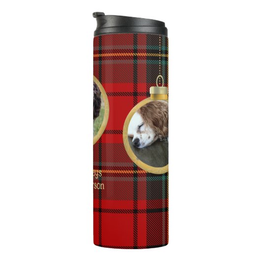 Christmas Foto Baubles Mersing Sessing Hope Thermosbecher (Nach rechts gedreht)