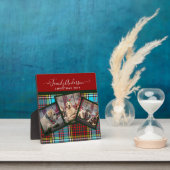 CHRISTMAS FOTO GIFT - Anderson Tartan Collage Fotoplatte (InSitu)