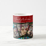 CHRISTMAS FOTO GIFT - Anderson Tartan Collage Kaffeetasse<br><div class="desc">Fügen Sie 3 Fotos und Ihren eigenen Text hinzu, um dieses moderne trendige Foto Collage Kissen Weihnachten oder Feiertage Geschenk personalisieren. Sie machen schöne Pfannkuchen. Fügen Sie Fotos von Familie, Haustieren (Hund, Katze, Pferd, Hamster, Pergament, Schlange, Kaninchen usw.) hinzu. Feiertage, Freunde, Hobbys , selifiert, instagram Bilder, wie gewünscht, um ein...</div>
