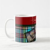 CHRISTMAS FOTO GIFT - Anderson Tartan Collage Kaffeetasse (Links)