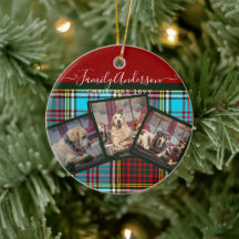 CHRISTMAS FOTO GIFT - Anderson Tartan Collage