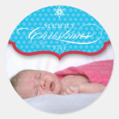 CHRISTMAS FOTO STICKER :: Schneeflocke1 1 (Vorderseite)
