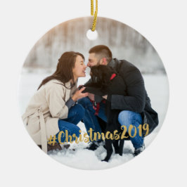 #Christmas Foto-Verzierung 2019 Keramik Ornament
