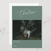 CHRISTMAS-FOTOKARTE EINLADUNG (Vorne/Hinten)