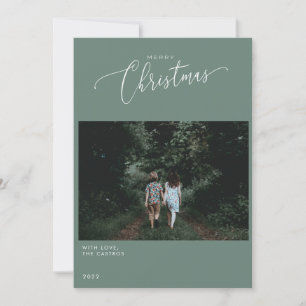 CHRISTMAS-FOTOKARTE EINLADUNG