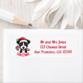 Christmas Fox Terrier - Rücksendeadresse (Insitu)