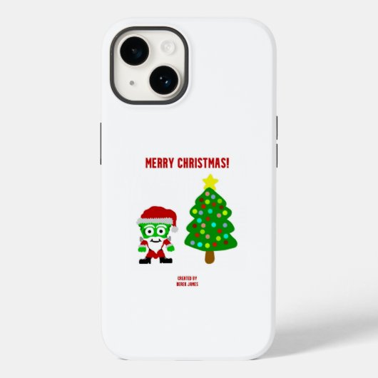 Christmas FrankenCheese Apple iPhone 14 Fall Case-Mate iPhone Hülle (Rückseite)