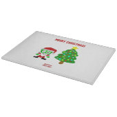 Christmas FrankenCheese Cutting Board Schneidebrett (Ecke)