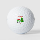 Christmas FrankenCheese Golf Balls Golfball (Vorderseite)