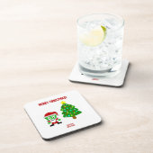 Christmas FrankenCheese Hard Plastic Untersetzer (Rechte Seite)