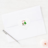 Christmas FrankenCheese Heart Sticker (Umschlag)