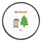 Christmas FrankenCheese Hockey Puck (Vorderseite)